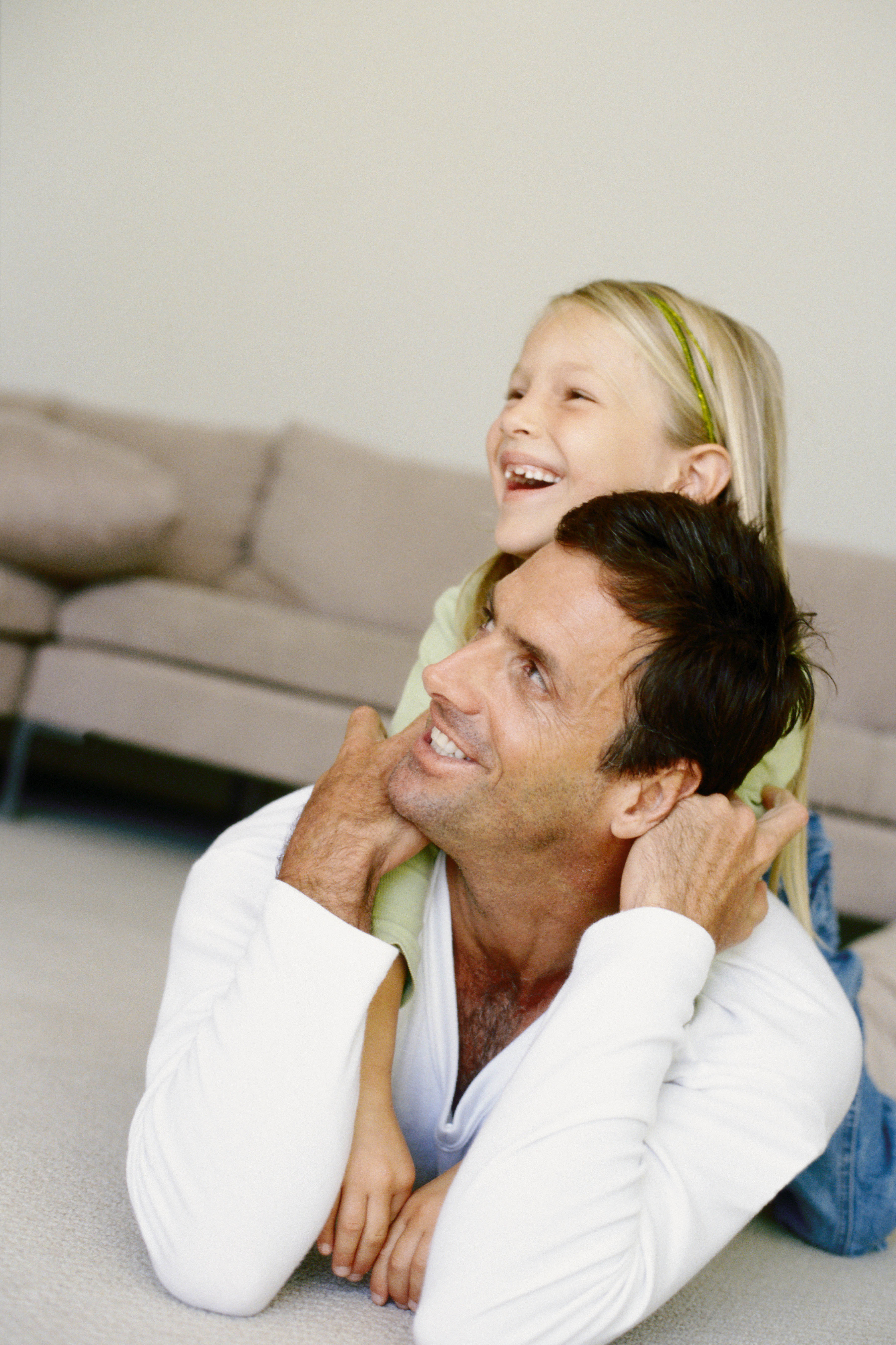 Parenting time - Father & daughter spending time together